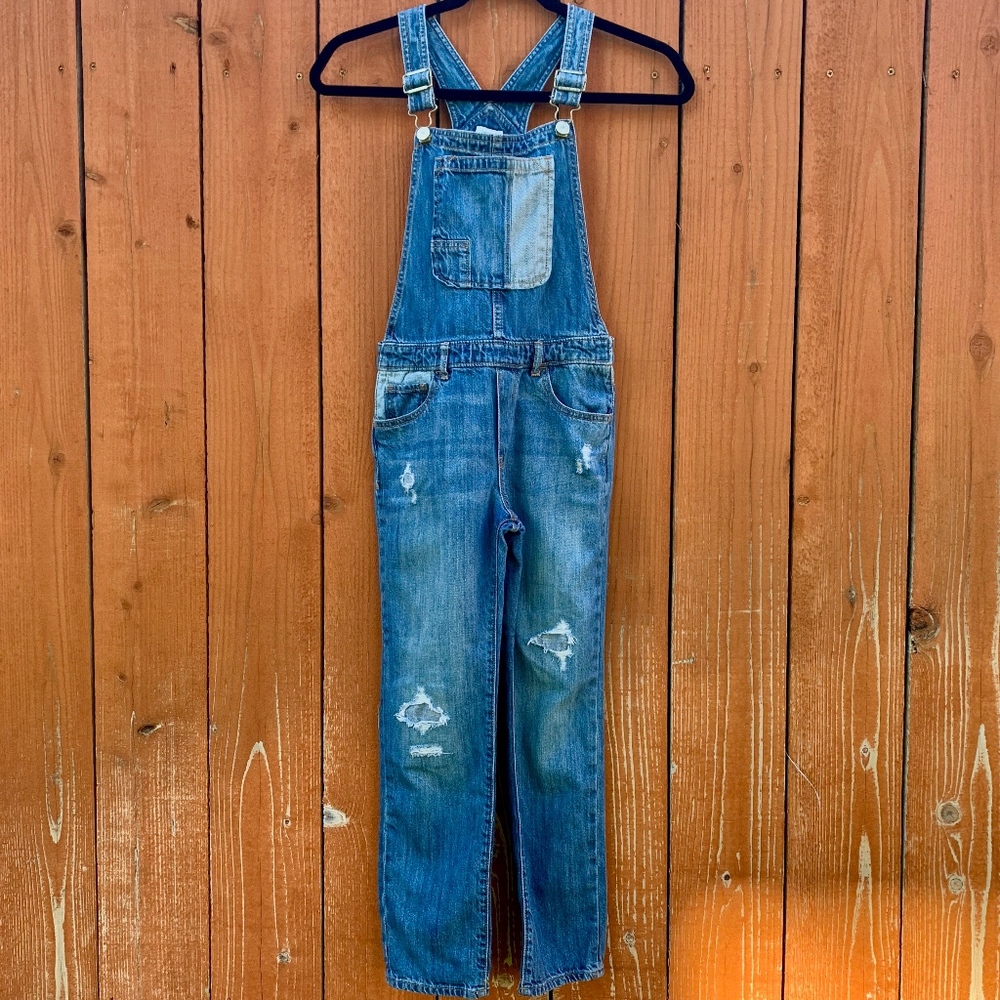 GAP | Girls Distressed Jean Overalls